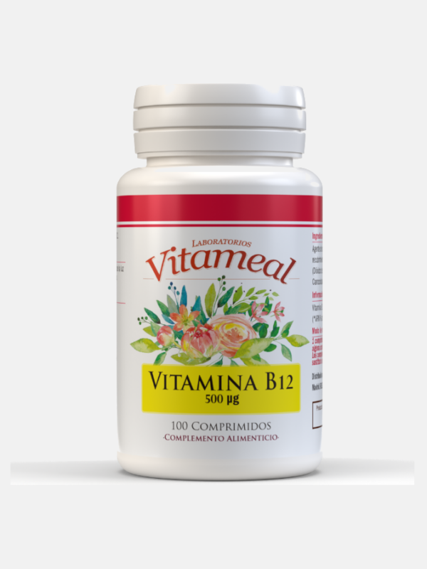 Vitamina B12 500mcg - 100 comprimidos - Vitameal