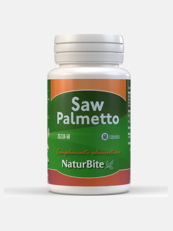 Saw Palmetto 1000mg - 60 cápsulas - NaturBite