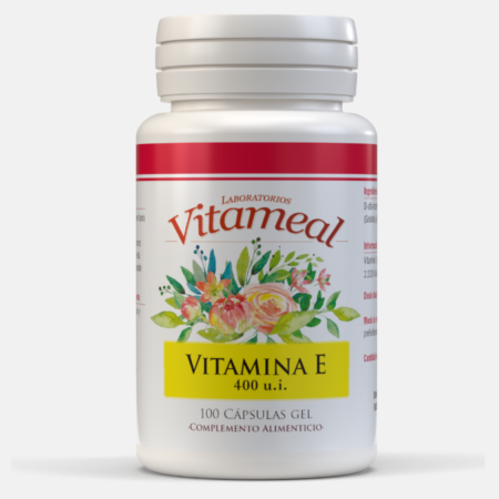 Vitamina E Natural 400UI – 100 cápsulas – Vitameal