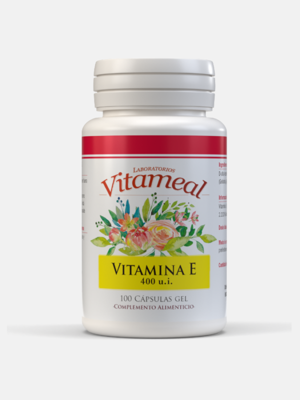 Vitamina E Natural 400UI - 100 cápsulas - Vitameal