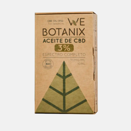 Aceite de CBD 3% BIO – 10ml – WeBotanix