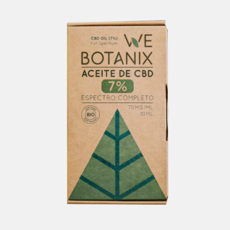Aceite de CBD 7% BIO – 10ml – WeBotanix