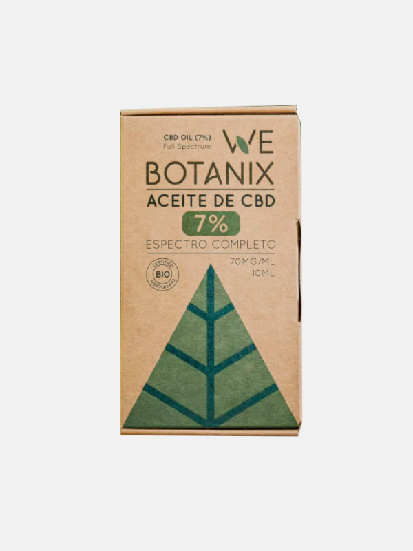 Aceite de CBD 7% BIO - 10ml - WeBotanix