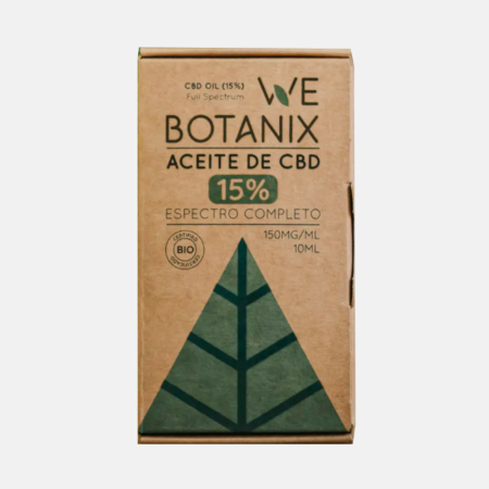Aceite de CBD 15% BIO – 10ml – WeBotanix