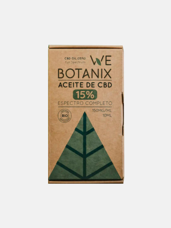 Aceite de CBD 15% BIO - 10ml - WeBotanix