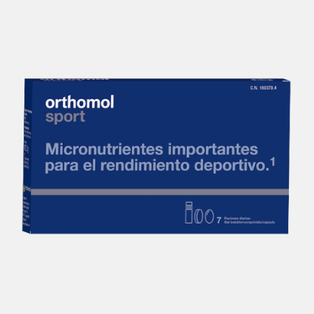 Orthomol Sport – 7 porciones: vials + cápsulas