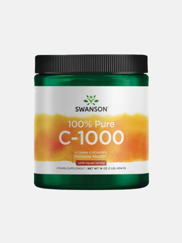 Vitamin C-1000 Powder 100% Pure - 454g - Swanson