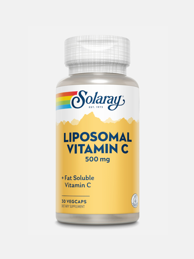 Liposomal Vitamin C 500mg 30 Vegcaps Solaray