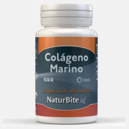 Colágeno Marino 400mg – 60 cápsulas – NaturBite
