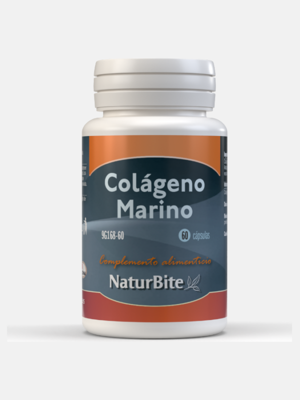 Colágeno Marino 400mg - 60 cápsulas - NaturBite