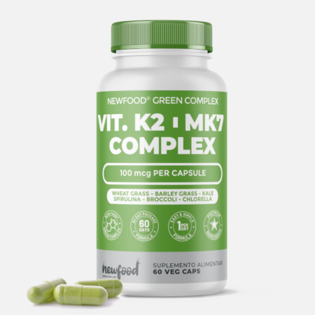 Vit. K2 mk7 Complex – 60 cápsulas – NewFood