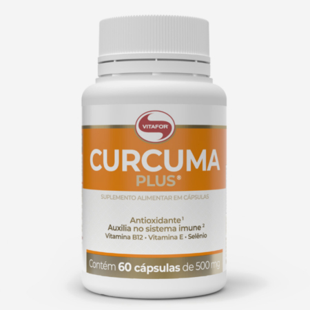 Cúrcuma Plus 500mg – 60 cápsulas – Vitafor