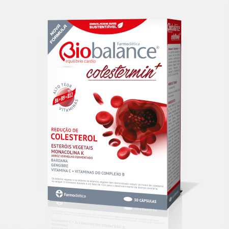 Biobalance Colestermin+ – 30 cápsulas – Farmodiética