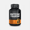 Cafeína + Taurina - 60 Cápsulas - BioTech USA