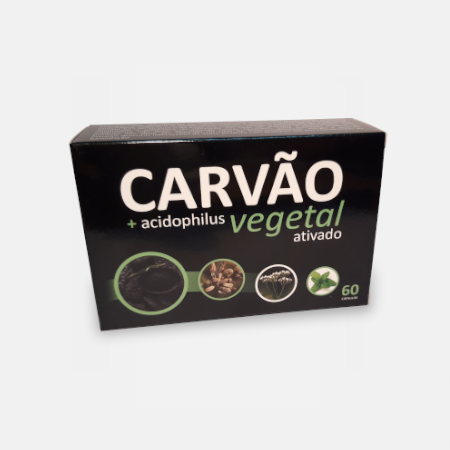 Carbón vegetal + Acidophilus – 60 cápsulas – Soldiet