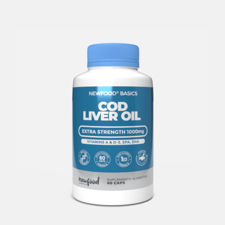 Cod Liver Oil – 60 cápsulas – NewFood