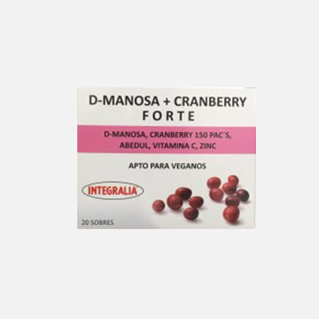 D-Mannose + Cranberry Forte – 20 sobres – Integralia