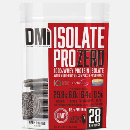 ISOLATE PRO ZERO Dark Cookies – 1 kg – DMI Nutrition