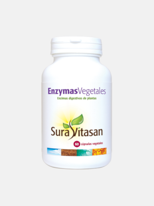 Enzymas Vegetales - 60 cápsulas - Sura Vitasan