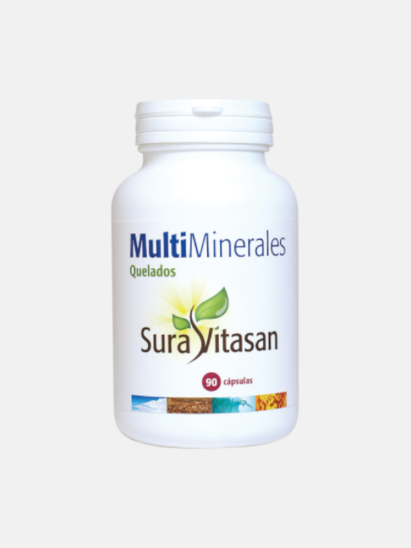 Multi Minerales Quelados - 90 cápsulas - Sura Vitasan