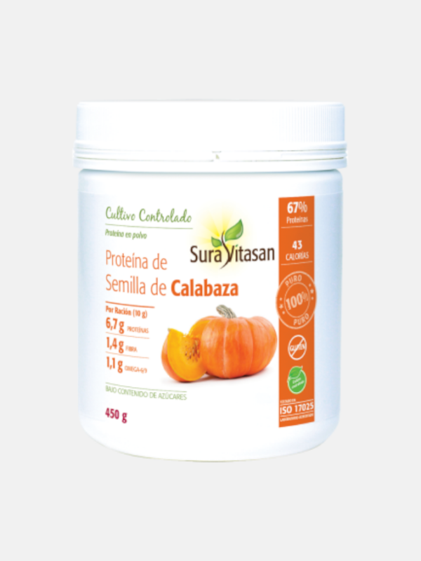Proteína de Semilla de Calabaza - 450g - Sura Vitasan