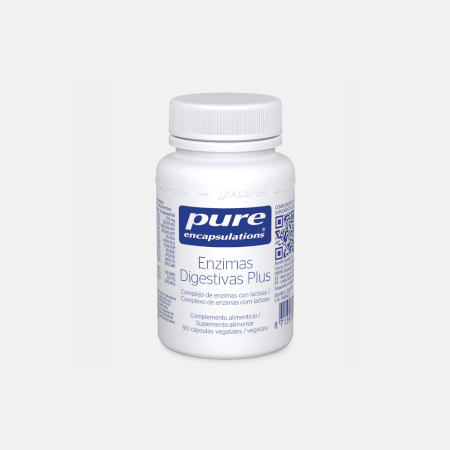 Enzymas Digestivas  Plus – 90 cápsulas – Pure Encapsulations
