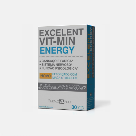 Excelent Vit-Min ENERGY – 30 comprimidos – Farmoplex