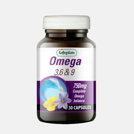 Omega 3, 6 & 9 – 30 cápsulas – LifePlan