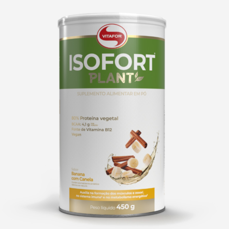 Isofort plant Plátano y Canela – 450g – Vitafor