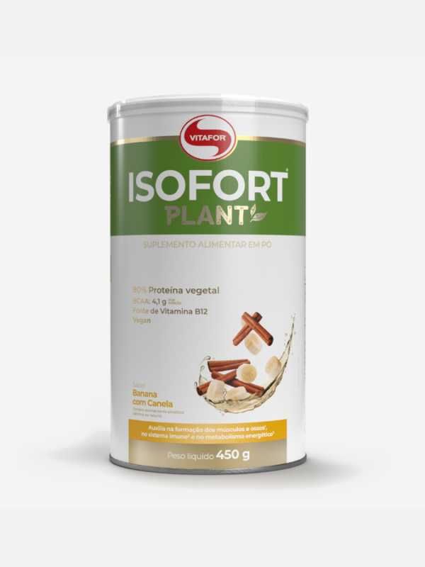 Isofort plant Plátano y Canela - 450g - Vitafor