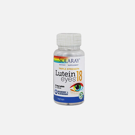 Ojos de luteína 18 mg – 30 cápsulas – Solaray