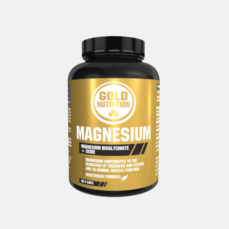 Magnesio 600 mg – 60 cápsulas – Gold Nutrition