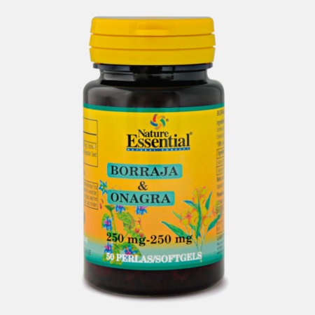 Borraja y Onagra 500 mg – 50 cápsulas – Nature Essential