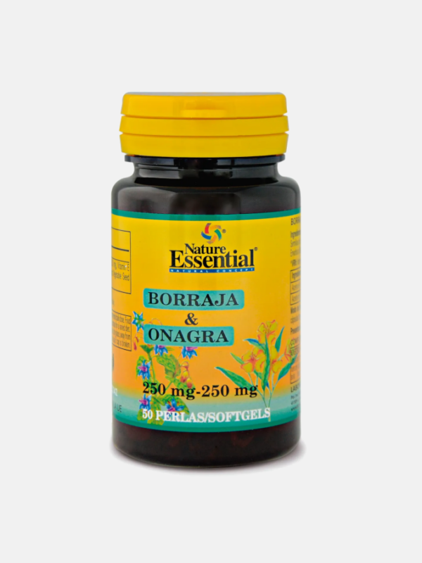 Borraja y Onagra 500 mg - 50 cápsulas - Nature Essential