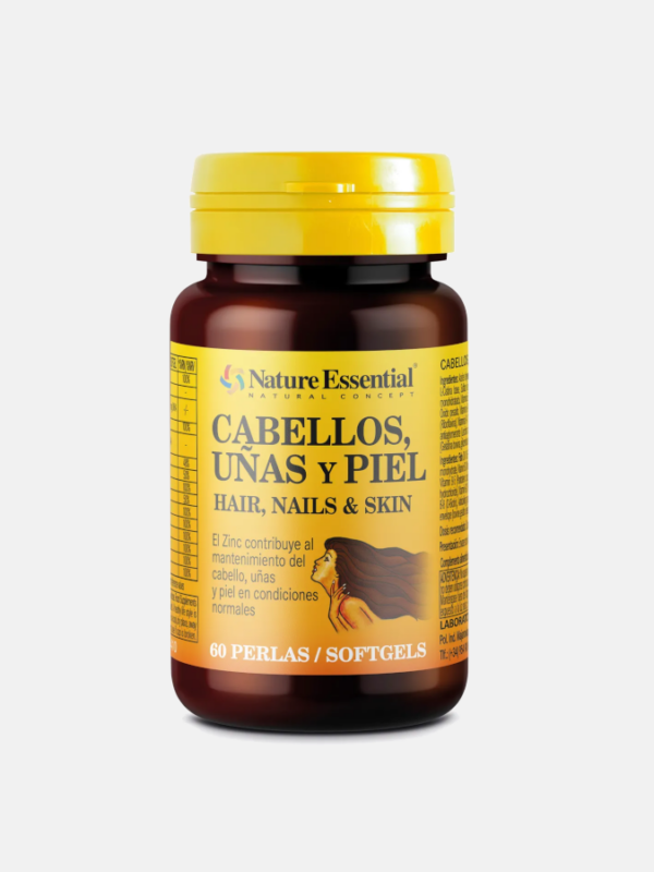 Cabello, Uñas y Piel - 60 cápsulas - Nature Essential