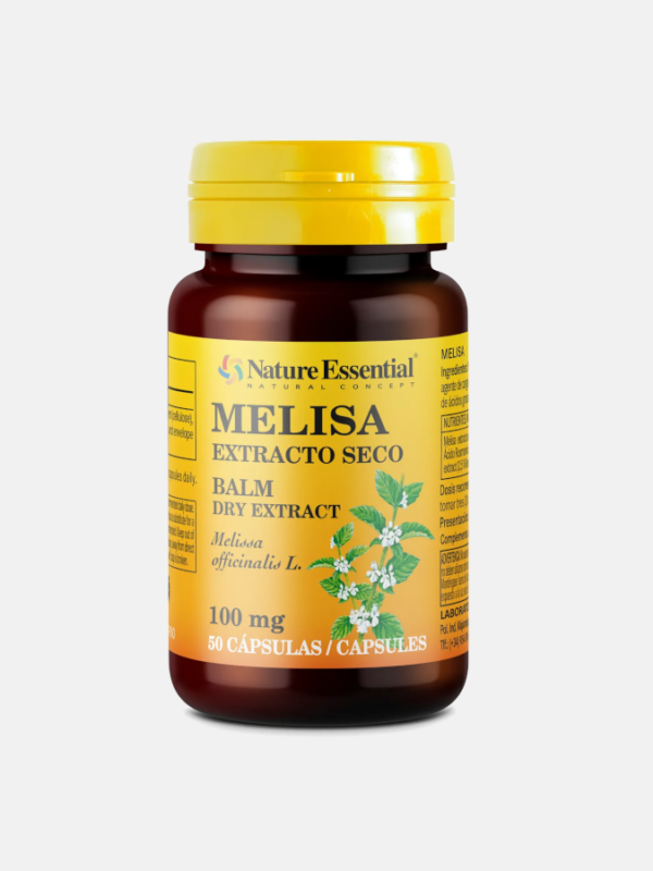 Melisa 100 mg - 50 cápsulas - Nature Essential