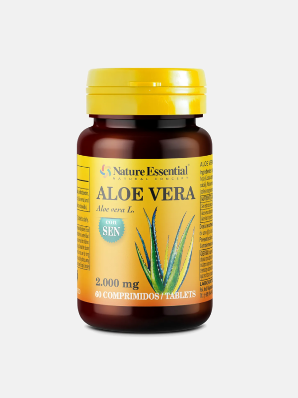 Aloe vera 2000mg con Sen - 60 comprimidos - Nature Essential
