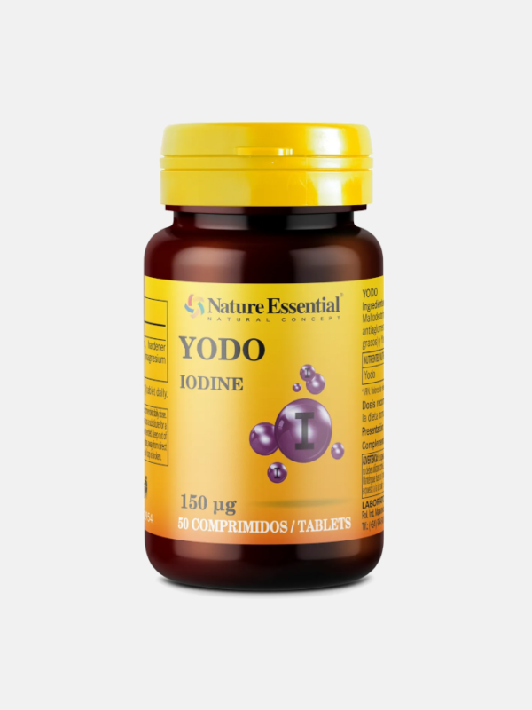 Yodo 150 mcg - 50 comprimidos - Nature Essential