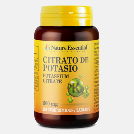 Citrato de Potasio 500mg – 120 comprimidos – Nature Essentiall