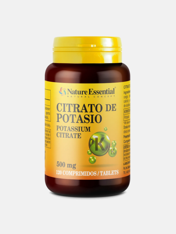 Citrato de Potasio 500mg - 120 comprimidos - Nature Essentiall