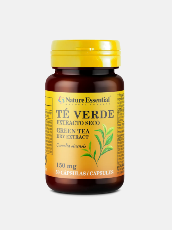 Té Verde 150 mg - 50 cápsulas - Nature Essential