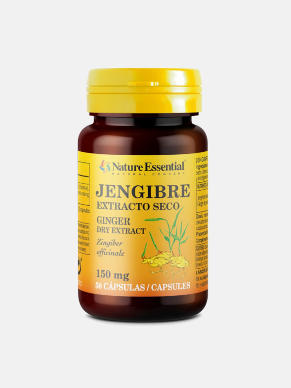 Jengibre 150 mg - 50 cápsulas - Nature Essential