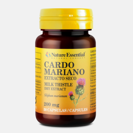 Cardo Mariano 200 mg – 50 cápsulas – Nature Essential