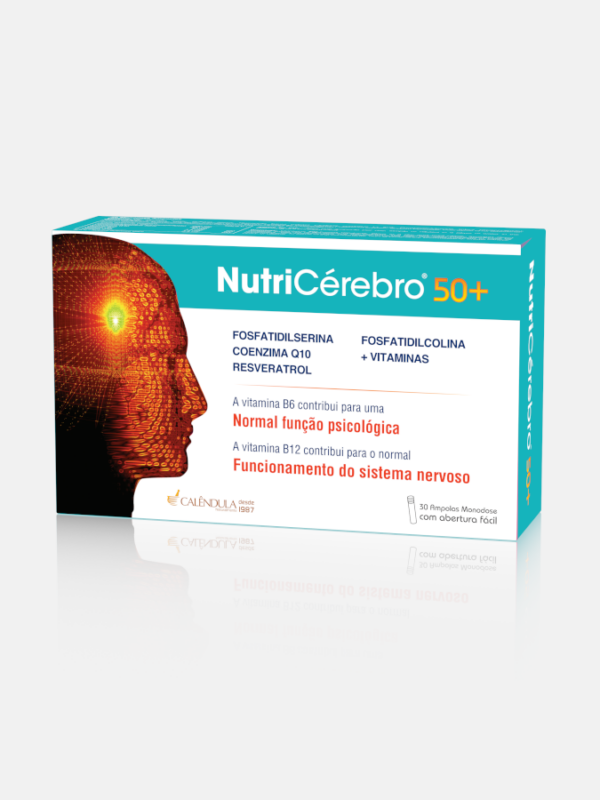 Nutricerebro 50+ - 30 ampolas - Calêndula