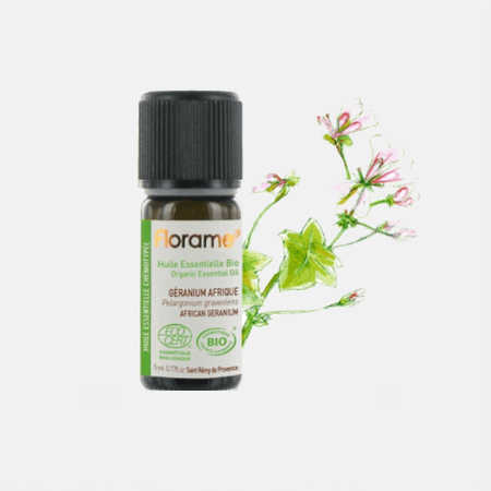 Aceite Esencial de Geranio Africano Pelargonium asperum ORG – 5ml – Florame