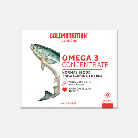 Omega 3 Concentrado – 60 cápsulas – Gold Nutrition