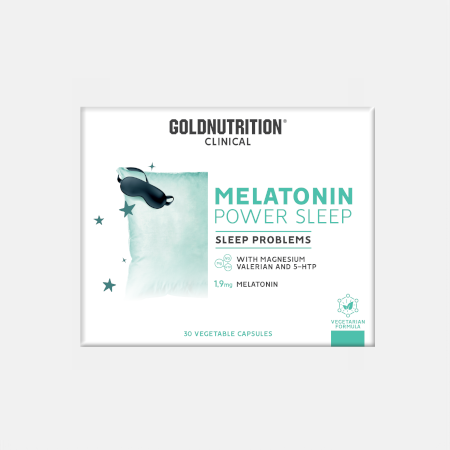 Melatonina Power Sleep – 30 cápsulas – Gold Nutrition
