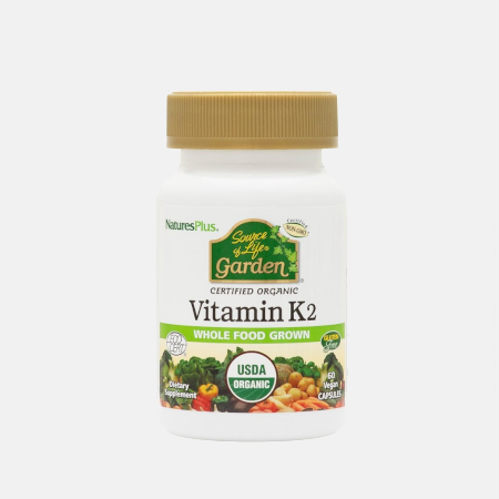 Source of Life Garden Vitamina K2 – 60 Cápsulas – Natures Plus