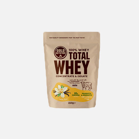 Sabor Total Whey Vainilla – 260g – Gold Nutrition