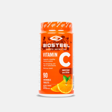 Vitamina C 500 mg – 90 tabletas masticables – BioSteel